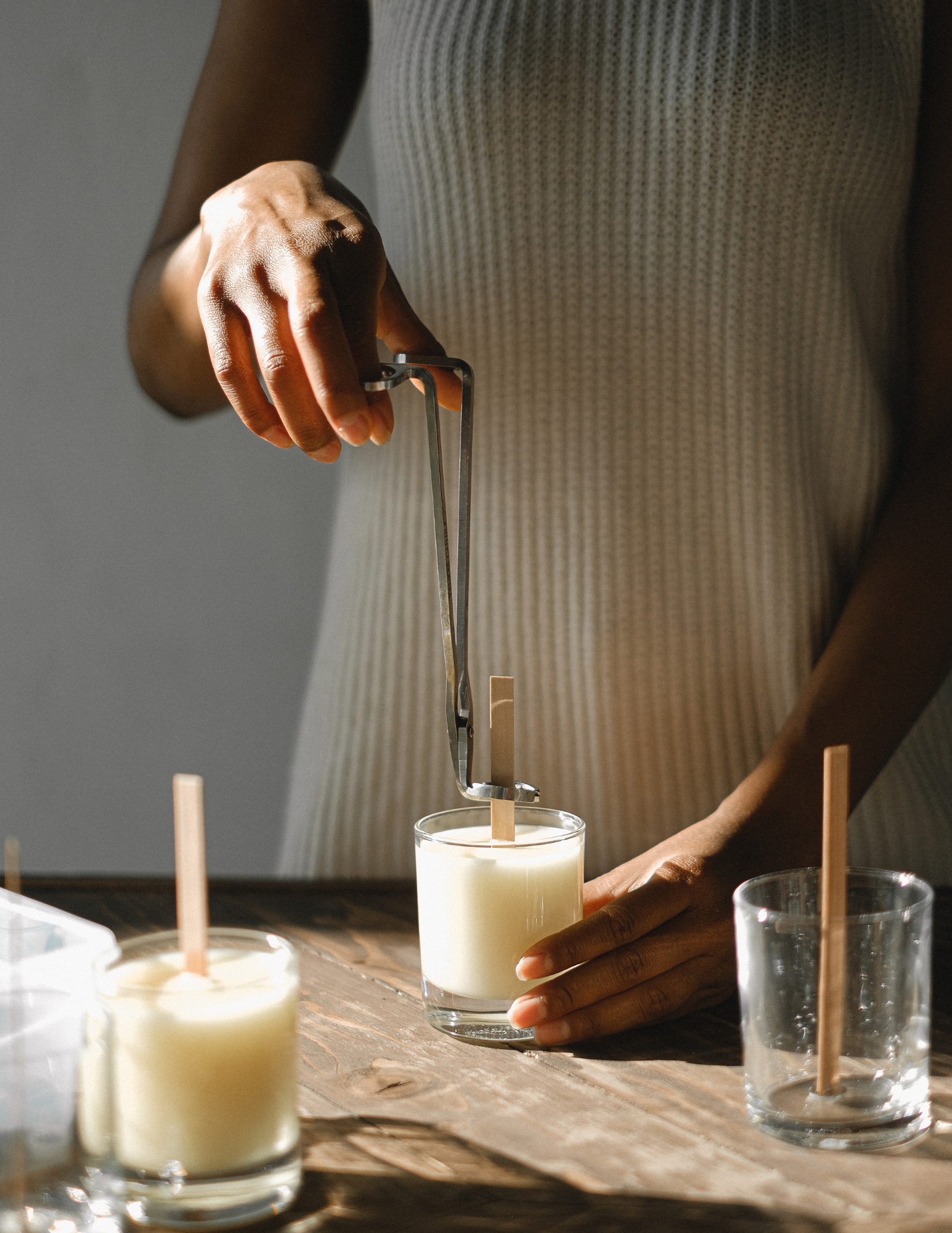 Fabrication bougie artisanale